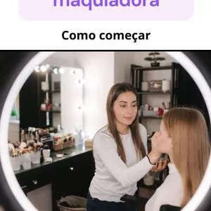 Imagem de capa para o Ebook Empreender como maquiadora: Como Começar