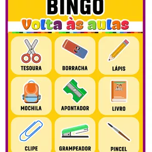 Imagem de capa para o Ebook Bingo volta às aulas