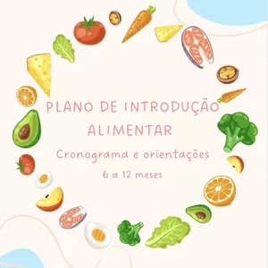 Imagem de capa para o Ebook Combo: Plano alimentar dos 6 a 12 meses
