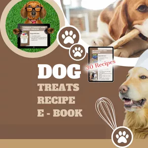 Cover image for Ebook Dog Treats Recipe E-book