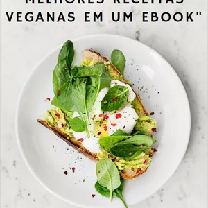 Imagem de capa para o Ebook Sabor sem crueldade: As melhores receitas veganas em um ebook
