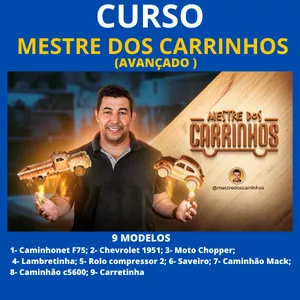 Imagem de capa para o Curso online Curso Mestre dos Carrinhos ( Avançado )