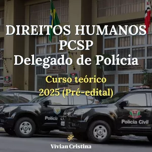 Imagem de capa para o Curso online CURSO DE DIREITOS HUMANOS, em PDF, DELEGADO PCSP 2026 (Pré-edital)