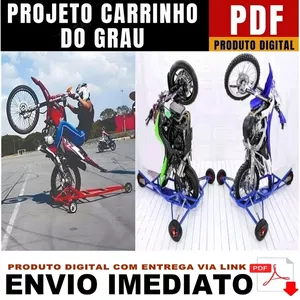 Imagem de capa para o Ebook Projeto Aparelho Aprenda Grau De Moto Empinar Dar Grau Fácil