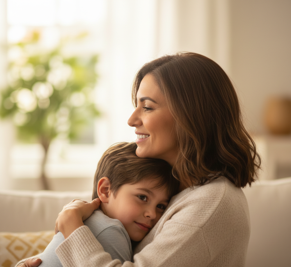 María, mamá de un niño de 3 años