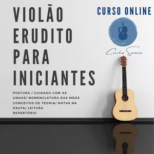 Imagem do curso Curso Online de Violão Erudito Para Iniciantes