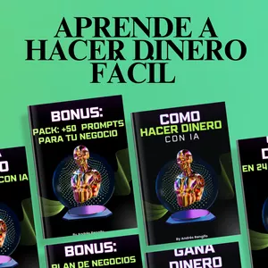 Imagen de portada para Ebook Cómo Hacer Dinero con IA - La Guía Definitiva 