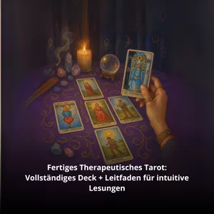 Cover image for Online course Fertiges Therapeutisches Tarot: Vollständiges Deck + Leitfaden für intuitive Lesungen