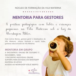 Imagem de capa para o Serviço online Mentoria 0 a 3 