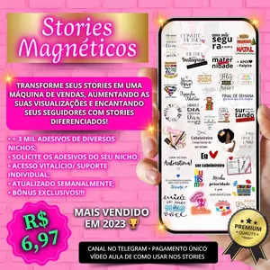 Imagem de capa para o Curso online SUPER PACK STORIES MAGNÉTICOS