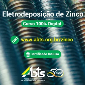 Imagem de Curso de Eletrodeposição de Zinco criado por ABTS na hotmart