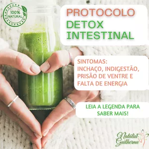 Imagem de capa para o Ebook PROTOCOLO - DETOX INTESTINAL