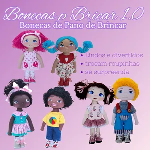 Imagem de capa para o Curso online Bonecas Para Brincar 1.0 - FLAVIA QUEIROZ