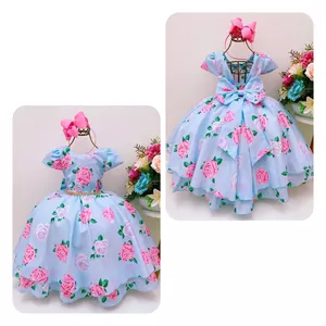 Imagem de capa para o Ebook Molde vestido infantil festa luxo 