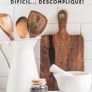 Imagem de capa para o Ebook Descomplicando na Cozinha