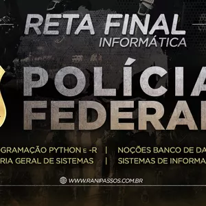 Imagem de capa para o Curso online Reta Final T.I. - INFORMÁTICA PARA PF