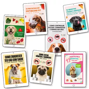 Imagem de capa para o Ebook COMBO INCRÍVEL: 7 E-BOOKS P/ OFERECER MAIS SAÚDE PARA O SEU CÃO!