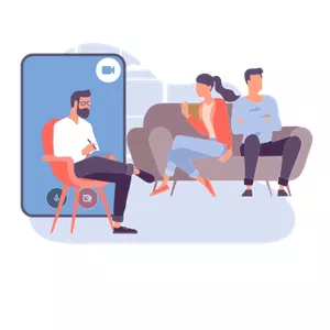 Imagem de capa para o Serviço online Aconselhamento por vídeo chamada