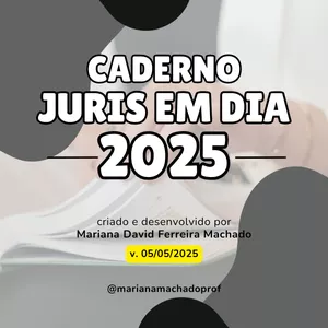 Imagem de capa para o Ebook Caderno Juris em Dia 2025