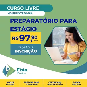 Imagem do curso CURSO PREPARATÓRIO ESTÁGIO OBRIGATÓRIO DA FACULDADE DE FISIOTERAPIA