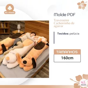Imagem de capa para o Ebook MOLDE TRAVESSEIRO CACHORRINHO GRANDE