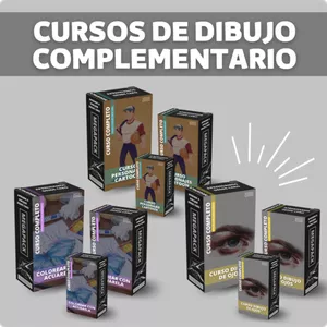 Imagen de portada para Ebook CURSOS DE DIBUJO COMPLEMENTARIO + BONOS