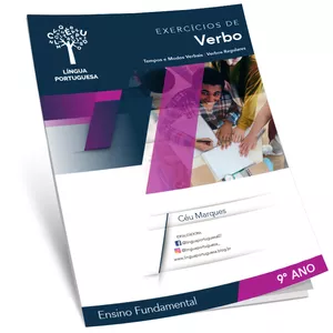 Imagem de capa para o Ebook Apostila Digital de Exercícios de Verbo