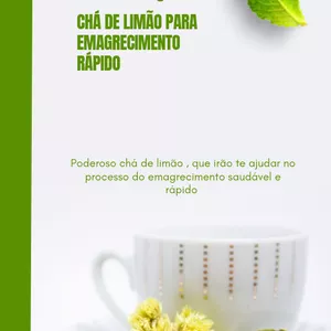 Imagem de capa para o Curso online Chá de limão para emagrecimento rápido e saudável 