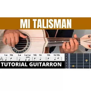 Imagen de portada para Ebook Partitura Guitarrón "Mi Talisman"