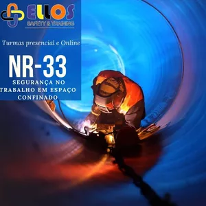 Imagem de capa para o Curso online NR-33 40H  - Espaço Confinado/ Trabalhadores Autorizados e Vigias Semi-presencial
