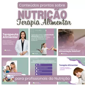 Imagem de capa para o Curso online Pack Nutrição Terapia Alimentar