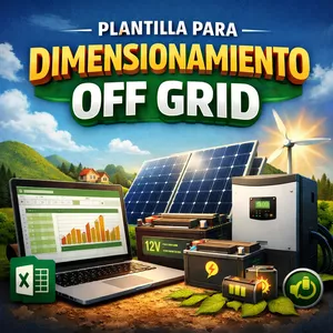 Imagen de portada para Ebook Planilla de Dimensionamiento Solar Off-Grid