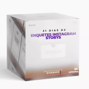 Imagem de capa para o Curso online 31 DIAS DE ENQUETES INSTAGRAM STORIES - TEMPLATES CANVA
