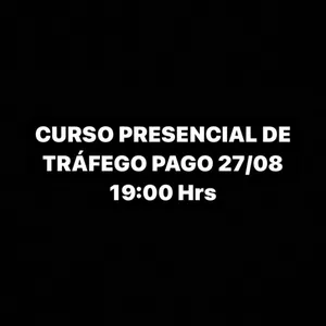 Imagem de capa para o Evento presencial Curso presencial de Tráfego Pago