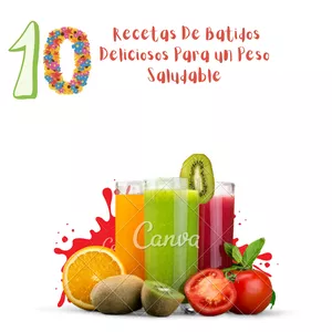 Imagen de portada para Ebook 10 Recetas de Batidos Deliciosos Para Un Peso Saludable 