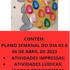 Imagem de capa para o Ebook Plano de aula - Semana da Páscoa