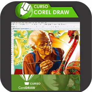 Imagem de capa para o Ebook Curso de Arte Finalista em corel na pratica 