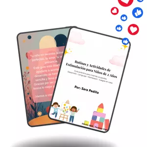 Imagen de portada para Ebook Rutinas y Actividades de Estimulación para Niños de 2 Años