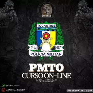 Imagem de capa para o Curso online CURSO ON-LINE DA POLICIA MILITAR DO TOCANTINS 