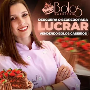 Imagem de capa para o Curso online PLR COMPLETO CURSO DE BOLOS CASEIROS + PÁGINA DE VENDAS + VÁRIOS BÔNUS