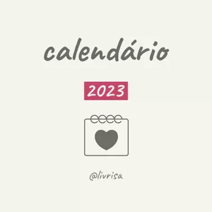 Imagem de capa para o Ebook Calendário 2023