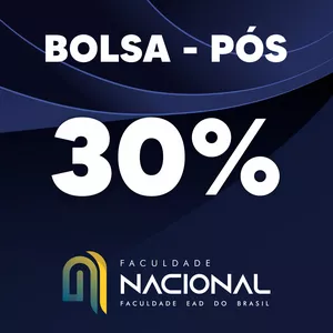 Imagem do curso PÓS-GRADUAÇÃO - BOLSA 30% - NACIONAL