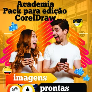 Imagem de capa para o Ebook Pack Corel Draw Academia 