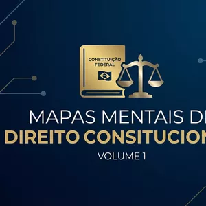 Imagem de capa para o Ebook Mapas Mentais de Direito Constitucional – Volume 1