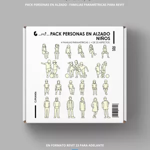 Imagen de portada para Ebook Pack Personas en Alzado – Niños 