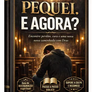 Imagem de capa para o Ebook Pequei e agora?  Encontre perdão, cura e uma nova caminhada com Deus