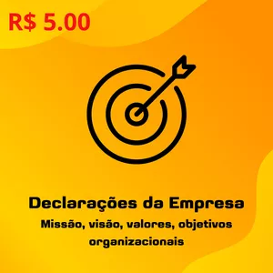 Imagem de capa para o Ebook Aula Pronta - Declarações da Empresa (Missão, Visão, Valores e Objetivos)