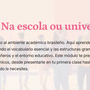 Imagen de portada para Ebook Modulo 10 En la escuela o universidad / Na escola ou universidade