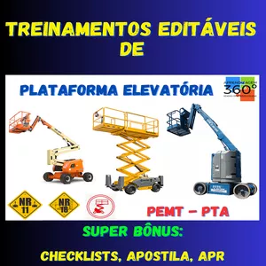 Imagem de capa para o Curso online TREINAMENTO EM PLATAFORMA ELEVATÓRIA - PEMT - PTA