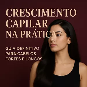 Imagem de capa para o Ebook Rotina de crescimento real do seu cabelo